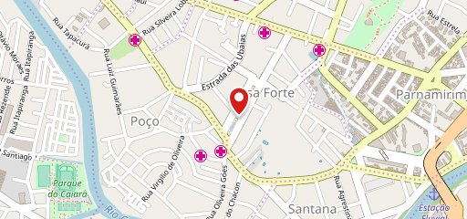 Dois Tons Gelateria Casa Forte no mapa