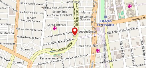 Dom Citeli Delivery no mapa