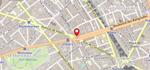 Le Dôme Villiers - Paris sur la carte