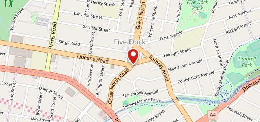 Domino's Pizza Five Dock on map