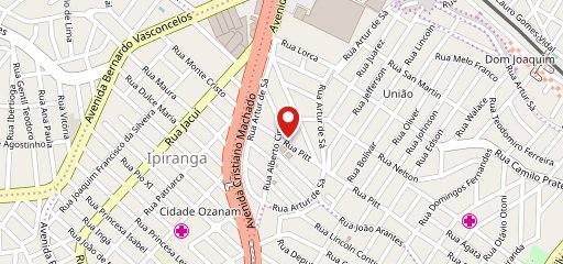 Domino's Pizzas Cidade Nova no mapa