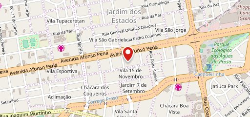 Domino's Pizza - Campo Grande no mapa