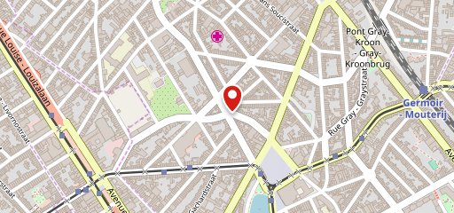 Domino's Pizza Ixelles sur la carte