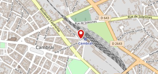 Domino's Pizza Cambrai sur la carte