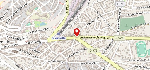 Domino's Pizza Granville sur la carte