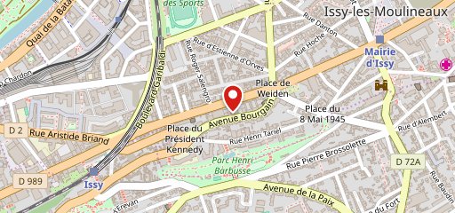 Domino's Pizza Issy-les-moulineaux sur la carte