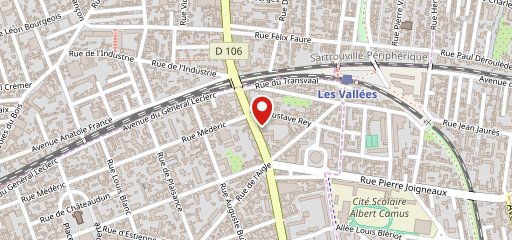 Domino's Pizza La Garenne-colombes sur la carte