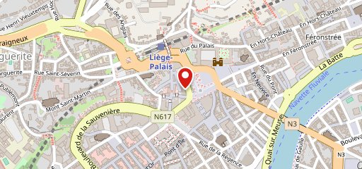 Domino's Pizza Liege place Lambert sur la carte