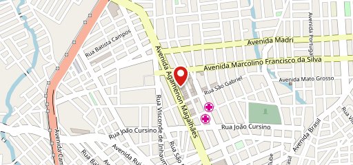 Domino's Pizza - Caruaru no mapa