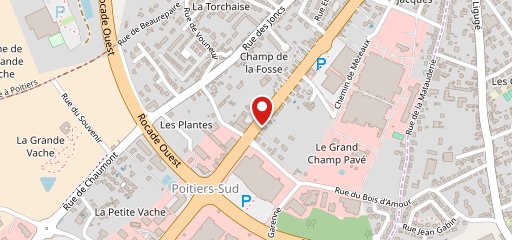 Domino's Pizza Poitiers Sud sur la carte