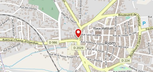 Domino's Riom sur la carte