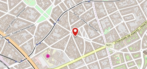 Domino's Pizza Brussel Schaarbeek sur la carte