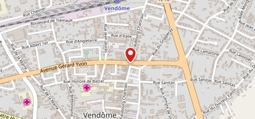 Domino's Pizza Vendôme sur la carte