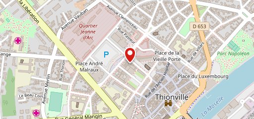 Domino's Pizza Thionville sur la carte