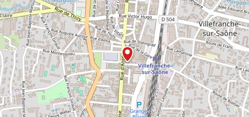 Domino's Pizza Villefranche-sur-saône sur la carte