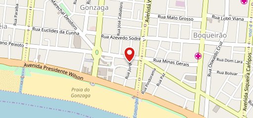 Dona Angola Restaurante e Pizzaria em Santos no mapa