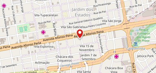 Dona Zita Campo Grande MS no mapa