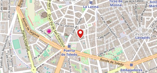 Taberna Donde el Rastro en el mapa