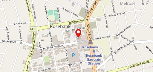 Doppio Zero Rosebank sur la carte