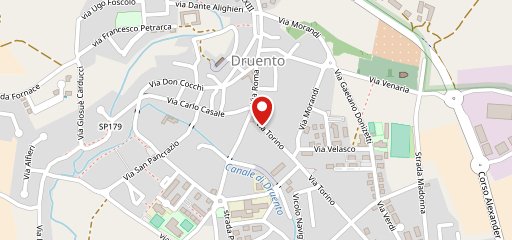 Pizzeria DoppioZero Druento sulla mappa