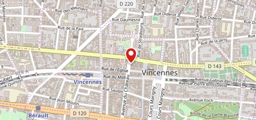 Douceurs et Plaisirs de Vincennes sur la carte