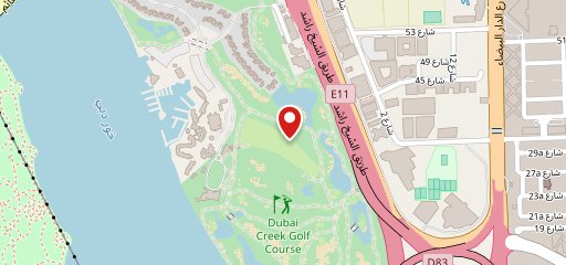 Dubai Creek Golf & Yacht Club on map