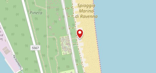 Duna degli Orsi - Spiaggia e Ristorante sulla mappa