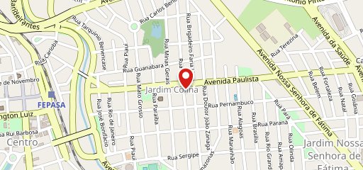 Edwiges Pizza E Bistrô no mapa