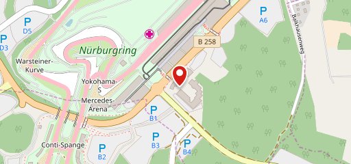 Bitburger Gasthaus - Nürburgring sur la carte