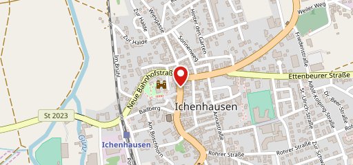 Eiscafé , Pizzeria Firenze ichenhausen sur la carte