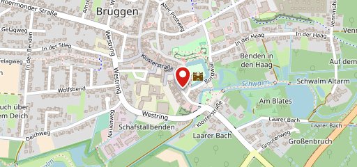 Brüggen sur la carte