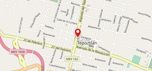 El Rey Tepozteco en el mapa