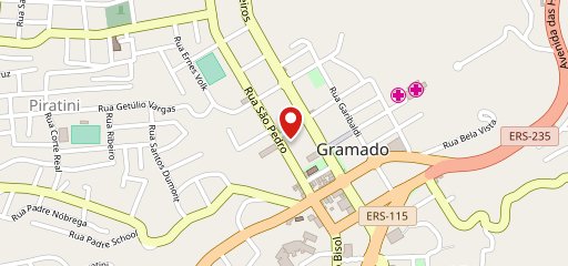 TEXAS GRAMADO no mapa