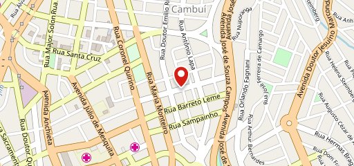 El Tambo - Cambuí no mapa