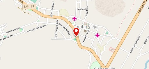 El Tambo II en el mapa