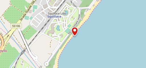 Porto Rhoca beach sulla mappa