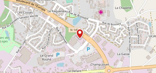 E.Leclerc DRIVE Parthenay sur la carte