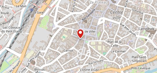 E.Leclerc RELAIS Poitiers Carnot sur la carte