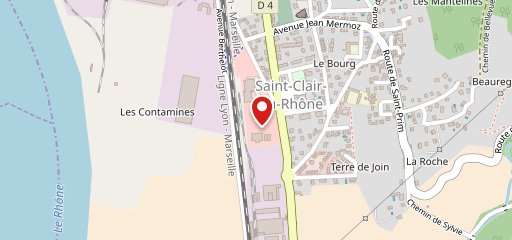 E.Leclerc DRIVE Saint-Clair-du-Rhône sur la carte