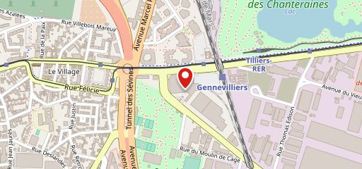 E.Leclerc GENNEVILLIERS sur la carte