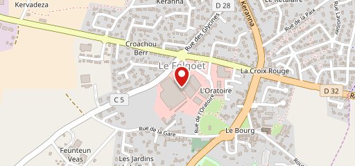 E.Leclerc LE FOLGOET sur la carte