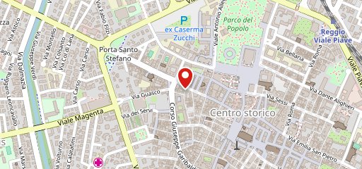 GIOELIA Cremeria, Reggio Emilia sur la carte