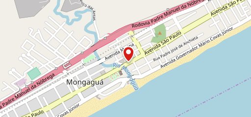 Empada Brasil Mongaguá no mapa