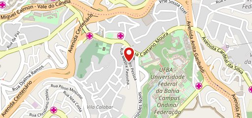 Engenho da Pizza no mapa