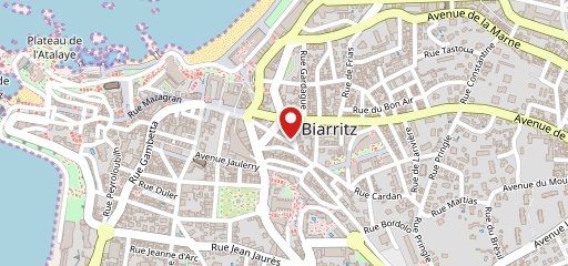 Restaurant Epoq Biarritz sur la carte
