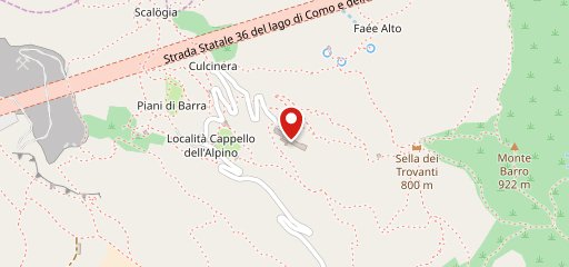 Eremo Monte Barro sulla mappa