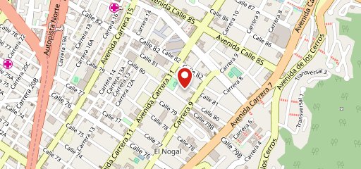 Magnifique El Nogal (Calle 81) en el mapa