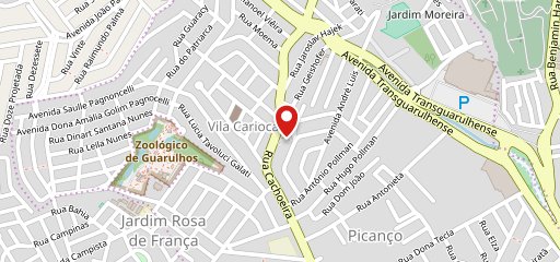 Tudão Pizzaria e Esfiharia no mapa