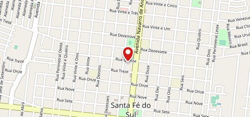 Esfirraria Santa Fé no mapa