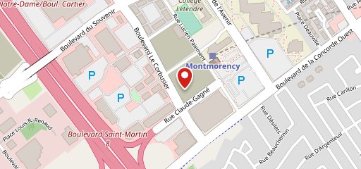 Espace Montmorency sur la carte